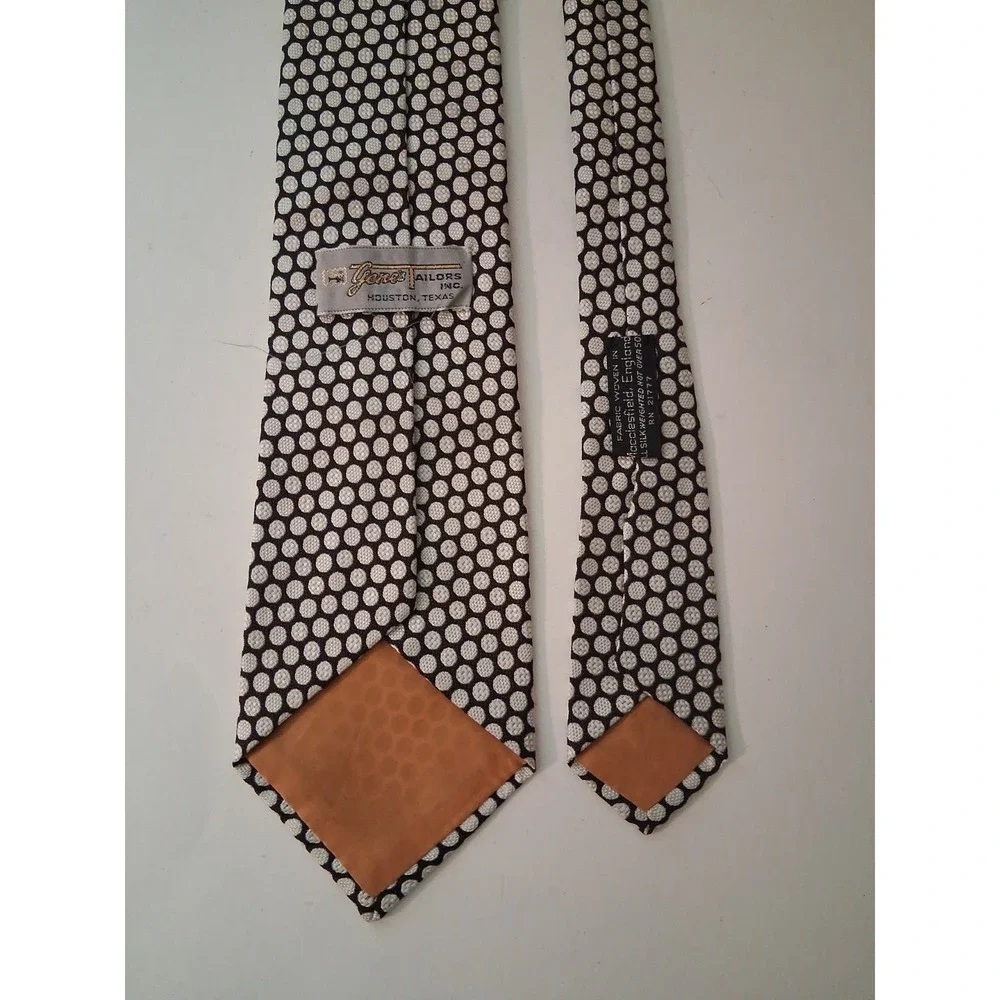 Vtg 70's Gene's Tailors Houston Texas Men's Necktie 56